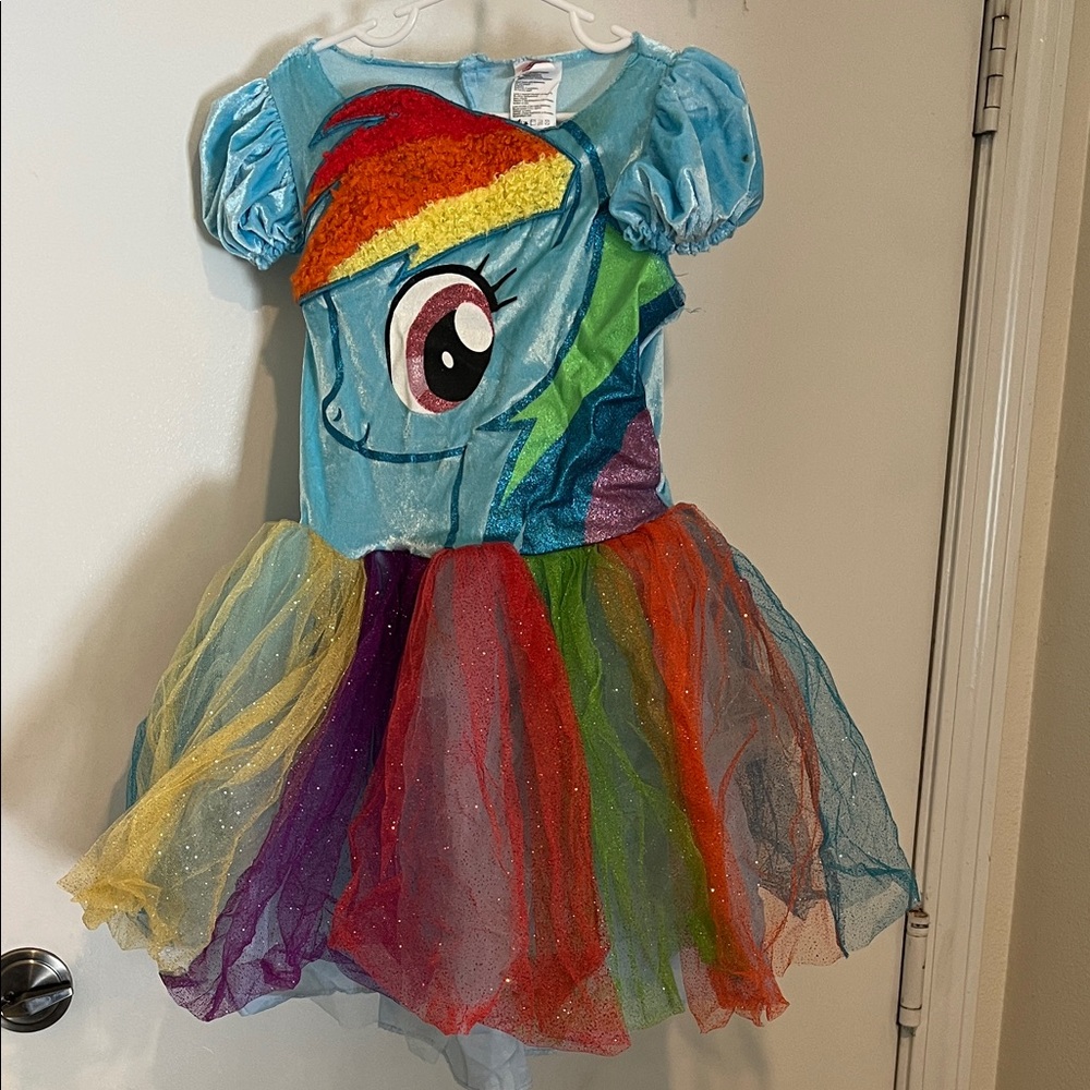 My Little Pony Rainbow Costume - Blue, Red, Yellow, Green